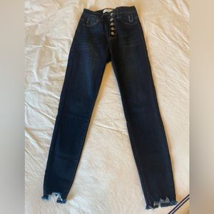 KanCan dark wash skinny Jeans, size 24